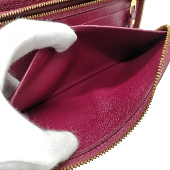 Louis Vuitton Monogram Empreinte Leather Full Zippy Wallet – Fuchsia / Purple - Picture 7 of 9